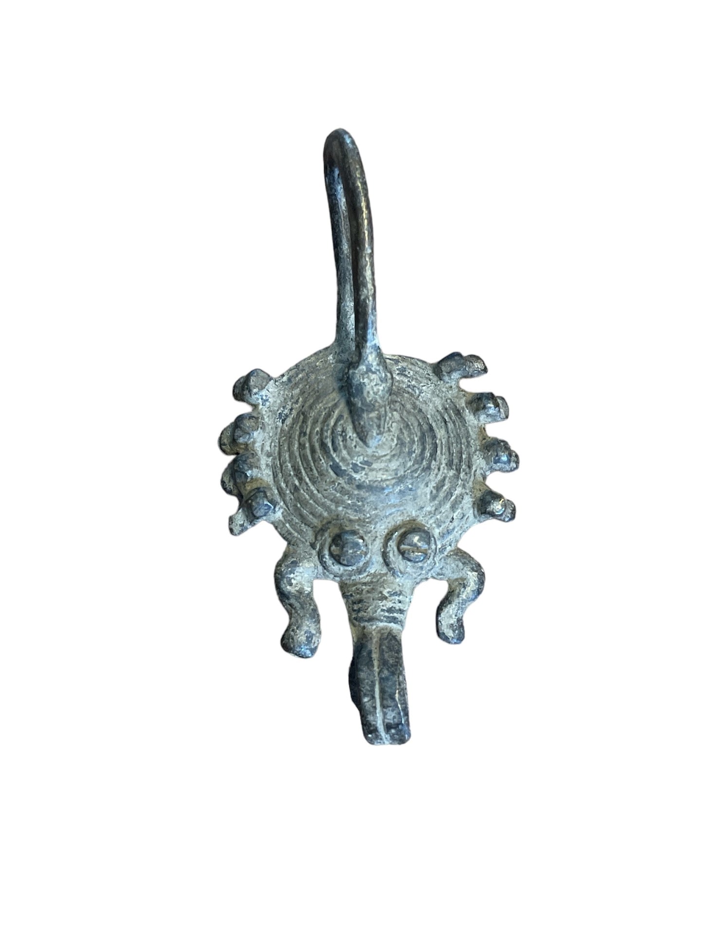 Bronzen amulet van de Lobi uit Burkina Faso - schorpioen