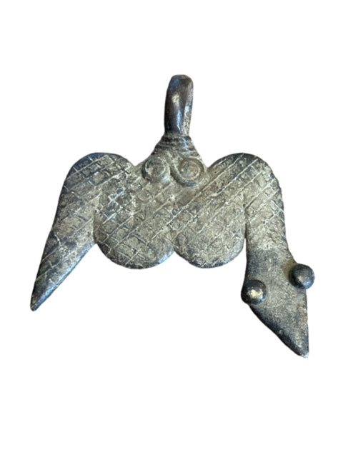 Amulette en bronze des Lobi du Burkina Faso - serpent