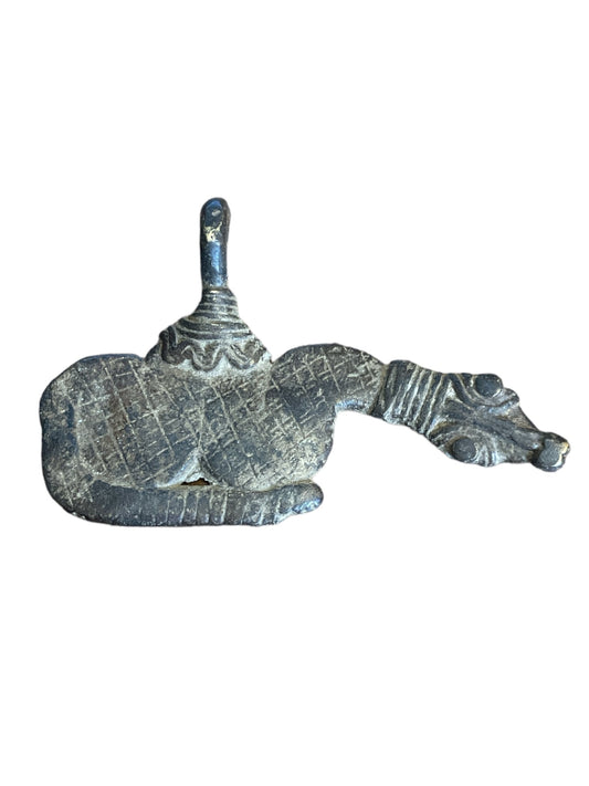 Amulette en bronze des Lobi du Burkina Faso - serpent