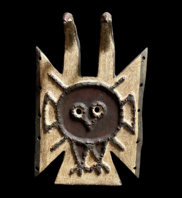 Masque planche de calao Toussian (Loniake) du Burkina Faso