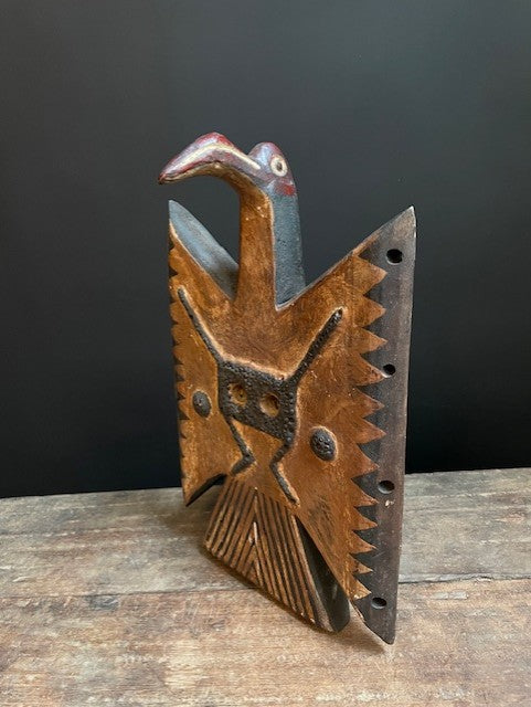 Toussian neushoornvogel plankmasker (Loniake) uit Burkina Faso
