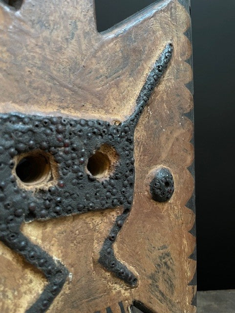 Toussian neushoornvogel plankmasker (Loniake) uit Burkina Faso
