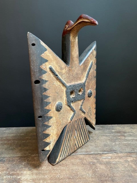 Toussian neushoornvogel plankmasker (Loniake) uit Burkina Faso