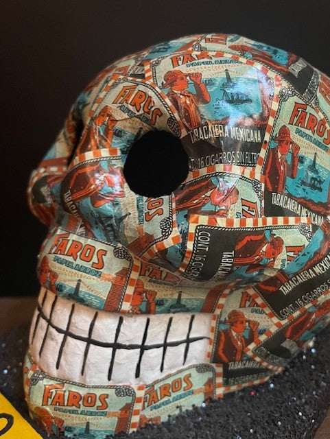 Dag van de Doden schedel uit Mexico (Chupo Faros)