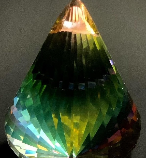 Raamkristal kegel multicolor