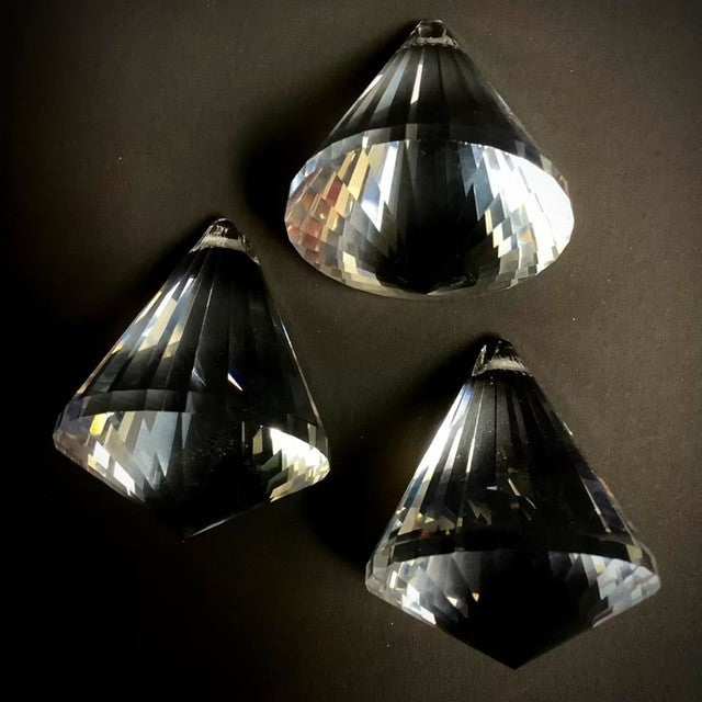 Raamkristal kegel transparant