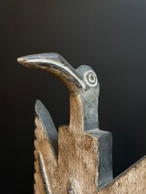 Toussian neushoornvogel plankmasker (Loniake) uit Burkina Faso