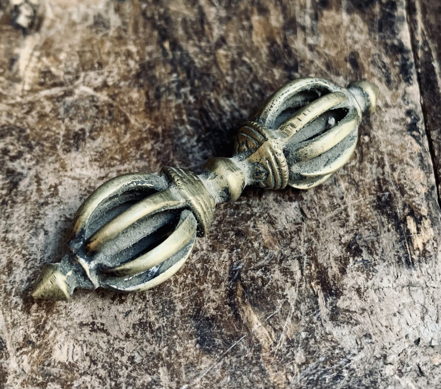 Vajra en cuivre du Népal (7,5 cm)